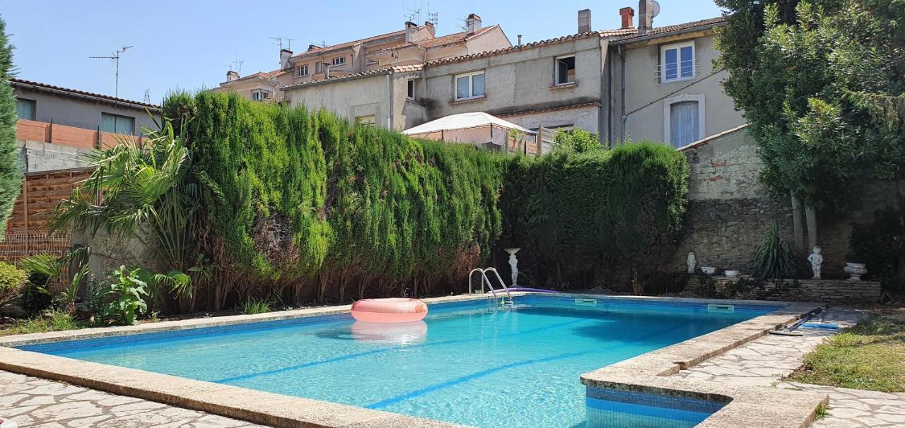 La Casa De Margarita Y Sisco, Villa Avec Piscine 卡尔卡松 外观 照片